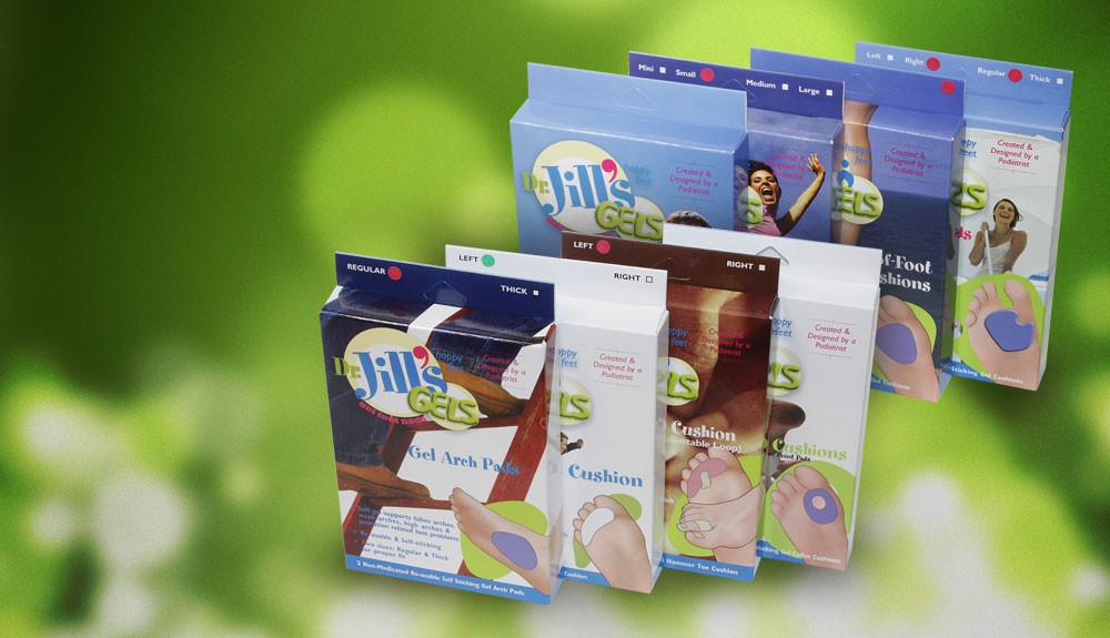 Dr. Jill's gel foot pads