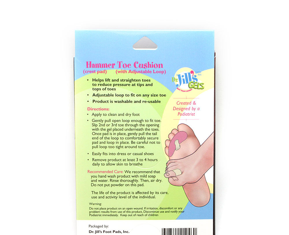HammerToe Cushions - (Adjustable Crest Pad) - Gel