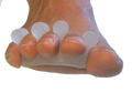 Gel Toe Combs — Dr. Jill’s Foot Pads
