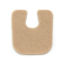 U-Shaped Pads - Felt - 1/4 inch (100 per package)
